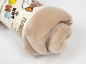 АРТ 004 Покрывало- плед 180*210 "Гладкокрашеный Капучино"