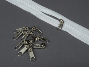 Бегунок д/витой молнии Т3 галантерейный, никель (уп.100шт.)