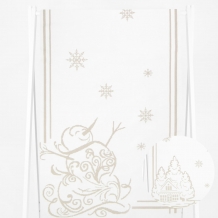 5с22.312ж1 Снеговик и домик1(ДТЭ лён) Полотенце 50х180 см