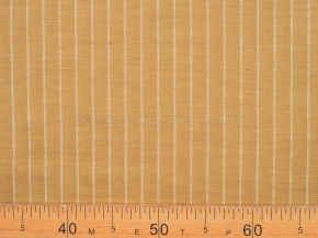 Ткань костюмная арт 06С-25ЯК п/лен пестротканый рис. Полоска белый/бежевый, ширина 150см