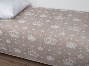 3с109.412ж2 Королевский принт (лен3) Плед 208х200 см