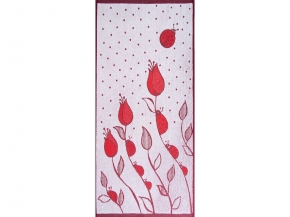 6с102.411ж1 Божья коровка( 3-бело-красный) Полотенце махровое 67х150см