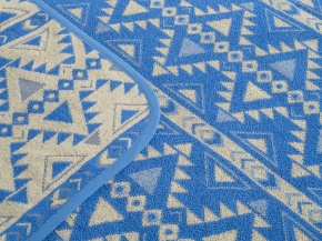 5с081.400.1 Афро-мотив2 (3-регата-ванильн) Плед 103х160 см