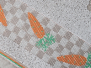 3с109.414ж2 Зайки (лен3) Плед 104х160 см