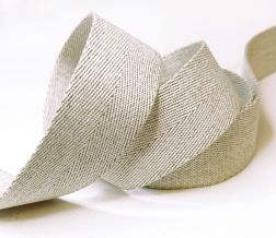 35мм. 91603/35 ЛЕНТА РЕМЕННАЯ (31,5г/м) для шопперов, св-беж.с льняным*2988, 35мм (рул.25м)