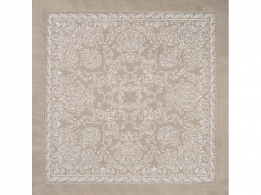 01с-44ЯК Салфетка 45*45 "Романтика" цв. бежевый (по 6 шт, цена указана за 1 шт)