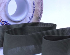 32мм. 7С671-Г50 (рис.6991) ТЕСЬМА ВЯЗ.ОКАНТОВОЧНАЯ (3,9гр/м) т-серый*013, 32мм (рул.100м)