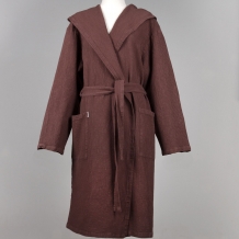 25С75-ШР/039/у/уп Халат для бани 170,176-96,100 цв. 362 рис. коричневый