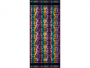 6с102.411ж1 Париж (темно-синяя радужка) Полотенце махровое 67х150см