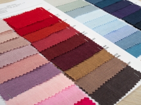 Карта цветов льняных тканей (Беларусь)