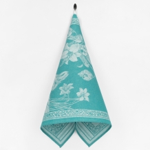 07с-39ЯК  50*70  Полотенце "Пасхальный кролик" цв. зеленый/светло-зеленый