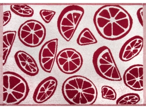 3с103.414ж1 Ломтики(бордо1) Полотенце махровое 50х70 см