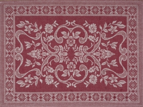 07С-39ЯК 45*60 Полотенце "Орнамент" цв. бордо (многоцветный)