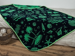 5с081.400.1 Приморье (темно-синий7) Плед 103х160 см