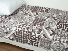 8с11.111ж1 Пэчворк (ДТЭ шоколад) Покрывало декорат.206х230см