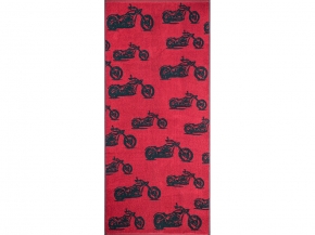 6с102.411ж1 Мото-паттерн(т.зеленый1) Полотенце махровое 67х150см