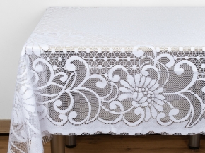 Д235 СКАТЕРТЬ ДЕКОРАТИВНАЯ 3   белый 2.45 м*1.55 м рис. Д235