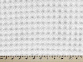 09С373/1 аппр. Ткань для вышивания (пл.183гр/м2), белый, ш.149см (Канва 14каунт)
