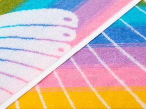 6с102.411ж1 Бархатный сезон (белая радужка) Полотенце махровое 67х150см