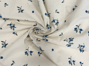 Перкаль ткань Вареный хлопок  набивной арт 239 рис 72233/1 Мелкоцвет, 220 см