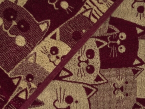 3с109.412ж1 Мир котов(кр.дерево2) Плед 208х200 см