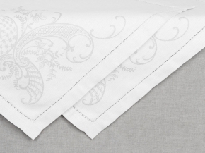 01с-44ЯК  Салфетка 45*45  "Кружева" цв. белый (по 6 шт, цена указана за 1 шт)