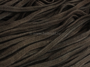 8мм. 2С210К-Г50 (рис.2842) ШНУР БЫТОВОЙ 100% хлопок, коричневый тём.*033, 8мм (рул.84м/уп.840м)