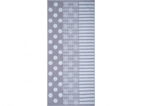 6с102.411ж1 Горох (серебряный1) Полотенце махровое 67х150см