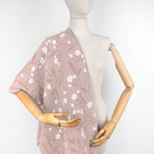 17С356-ШР/у. 55*115 Полотенце "Цветение" цв. 3 рис. 156 розовый