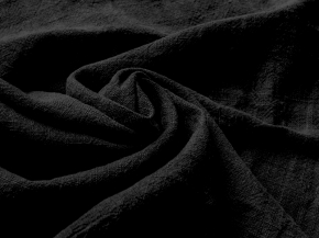 Ткань арт. KRAP0001 Крапива Черного цвета №1, ширина 140, пл.250г