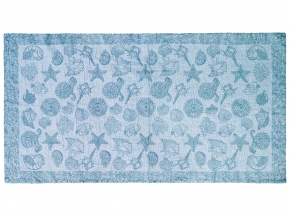 17с125-ШР/у 60*130  полотенце "Море" цв. 250 бирюза