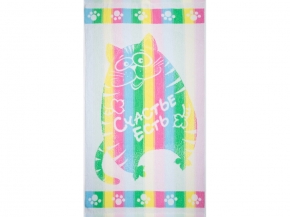 6с103.412ж1 Счастье есть(св.радужка) Полотенце махровое 50х90см