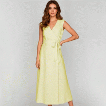 25С19-ШР/039/у 60/1 Платье женское ЖЁЛТЫЙ