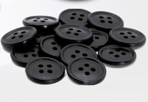 Пуговицы 17/4, черный (уп.1000шт)