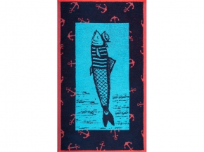 6с104.411ж1 Сардины New(3-бир-т.син) Полотенце махровое 67х40см