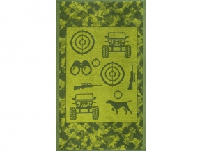 6с104.411ж1 Охотнику(болотный1) Полотенце махровое 67х40см