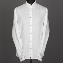 23С166-ШР/039/у 101/0 Сорочка мужская верхняя,  лен-100