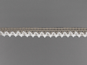 К-018-90-3/2 Кружево 18мм, льняной/белый