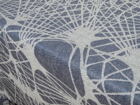 16С383-ШР 150*150 Скатерть "Кружево" цв.50 синий