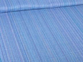 Ткань п/лён пестротканый арт. 1-25 лен 40%, хл. 60%, пл. 160гр Синие полоски, 150см