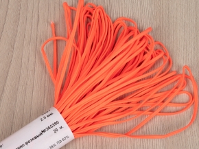 1С14-Г50 (рис.5507) ШНУР ОТДЕЛОЧНЫЙ (сутаж) люм-розовый*390, d-2.5мм (рул.20м)