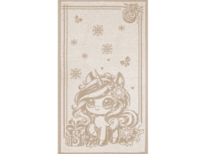 6с104.511ж2 Аниме-единорог(лен3) Полотенце махровое 67х40см