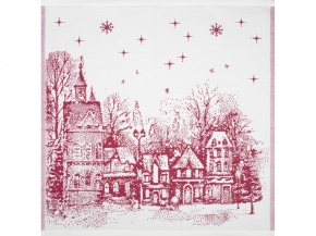 9с25.110ж1 Городской пейзаж(ДТЭ бордовый) Салфетка 50х50см