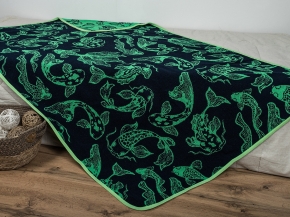 5с081.400.1 В морской пучине (темно-син7) Плед 103х160 см