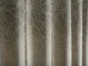 Ткань для портьер жаккард контурные листья (V.22292-4), 298см