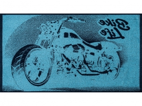 6с103.412ж1 Bike Life (темно-синий4) Полотенце махровое 50х90см