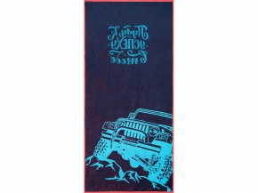 6с102.411ж1 Гонки(3-бир-т.син) Полотенце махровое 67х150см