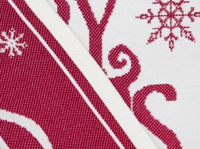 9с25.110ж1 Merry Christmas(ДТЭ бордовый) Салфетка 50х50см