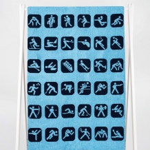 6с102.411ж1 Sport (темно-синий4) Полотенце махровое 67х150см