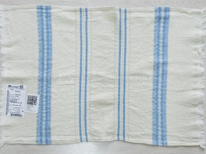22С28-ШР/у 40*60 Полотенце "Агнежка-2" цв. 3 рис. 945 белый с синим